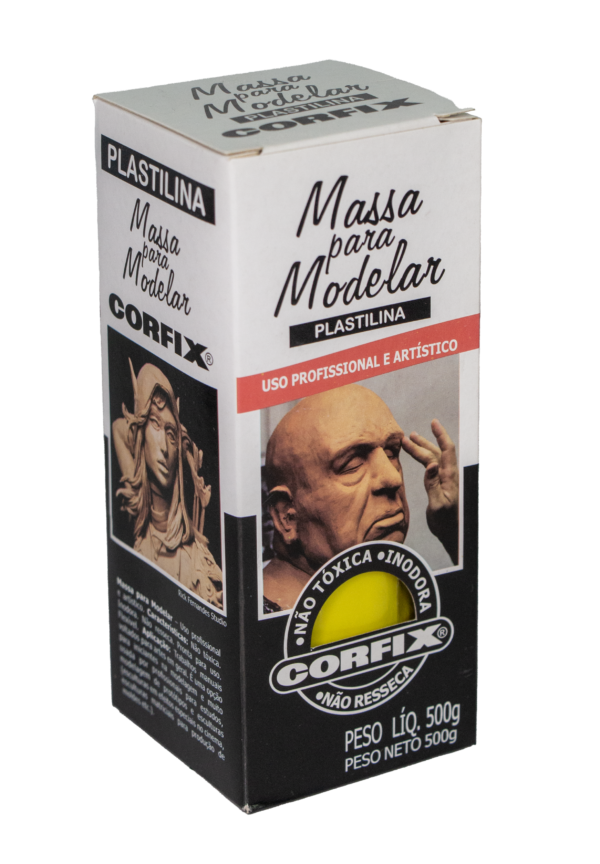 MASSA PARA MODELAR 500g - PLASTILINA
