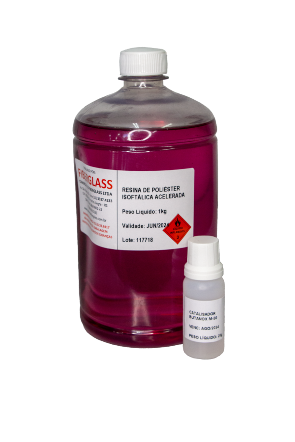 RESINA POLIESTER ISOFTALICA C/ NPG -     (1kg)