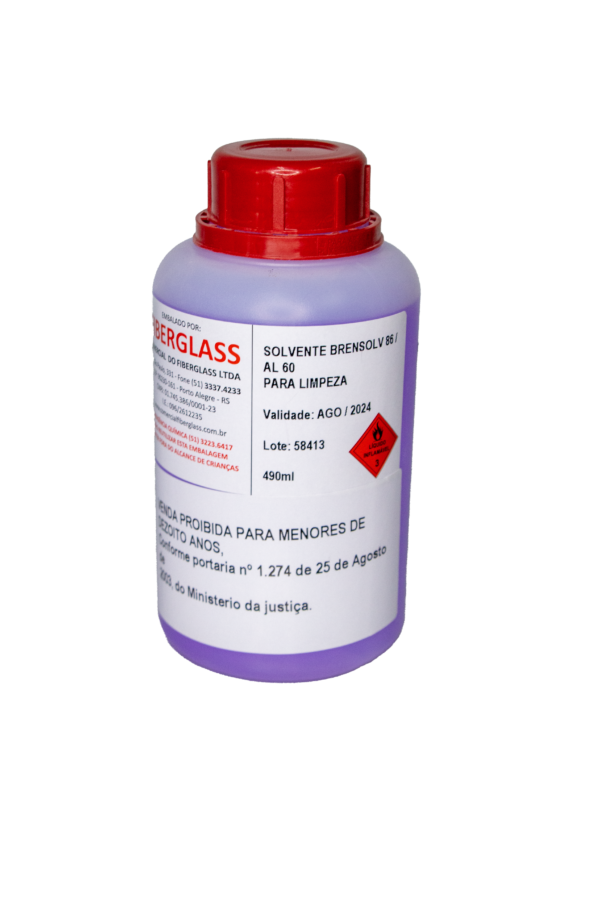 SOLVENTE AL 60- (490ml) -  P/ LIMPEZA