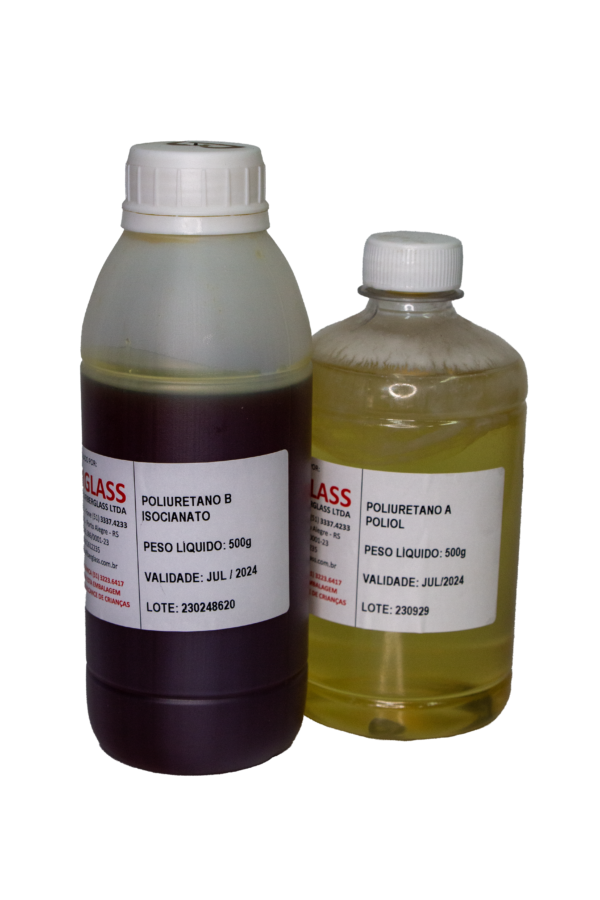 POLIURETANO KIT A+ B (500g)+(500g)-TOTAL (1kg)