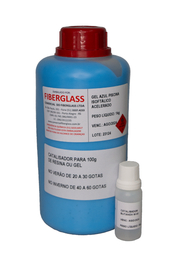 GEL ISOFTALICO AZUL PISCINA- (1kg) - ACELERADO